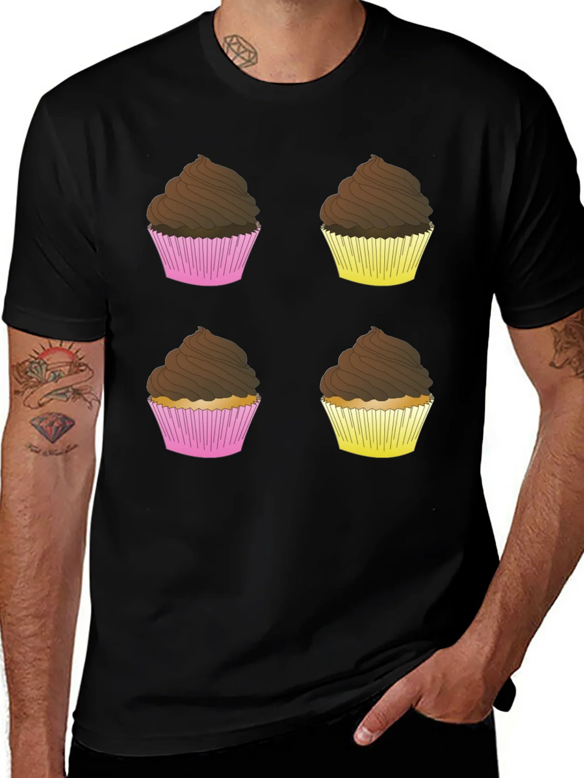 Cupcake Graphic Tee - Sweet Tooth Shirt product image 1