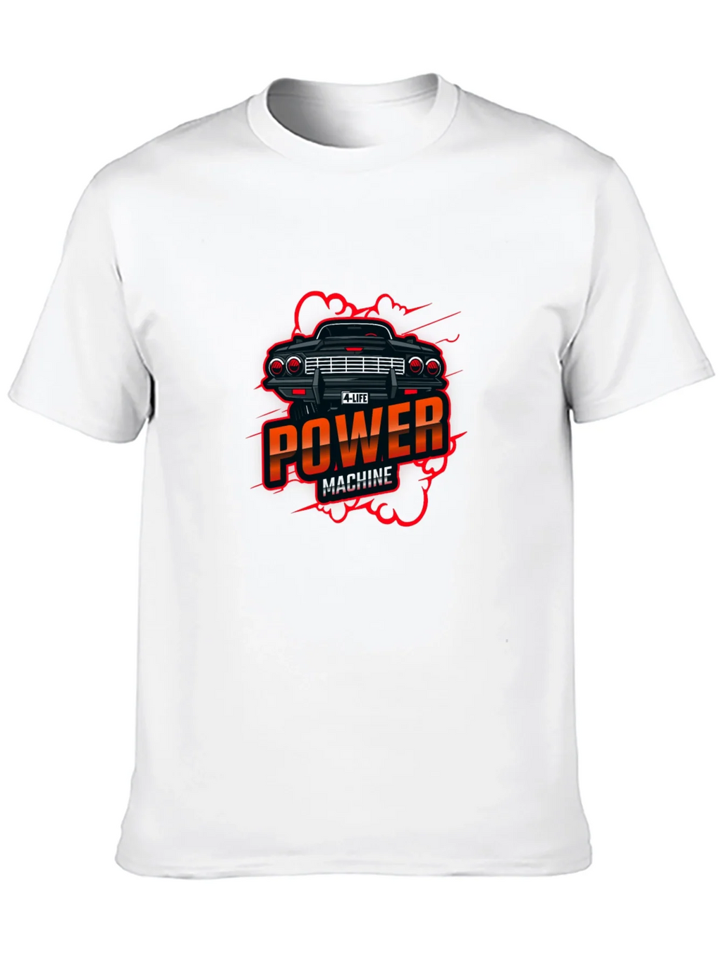 Power Machine Graphic Black T-Shirt product image 9