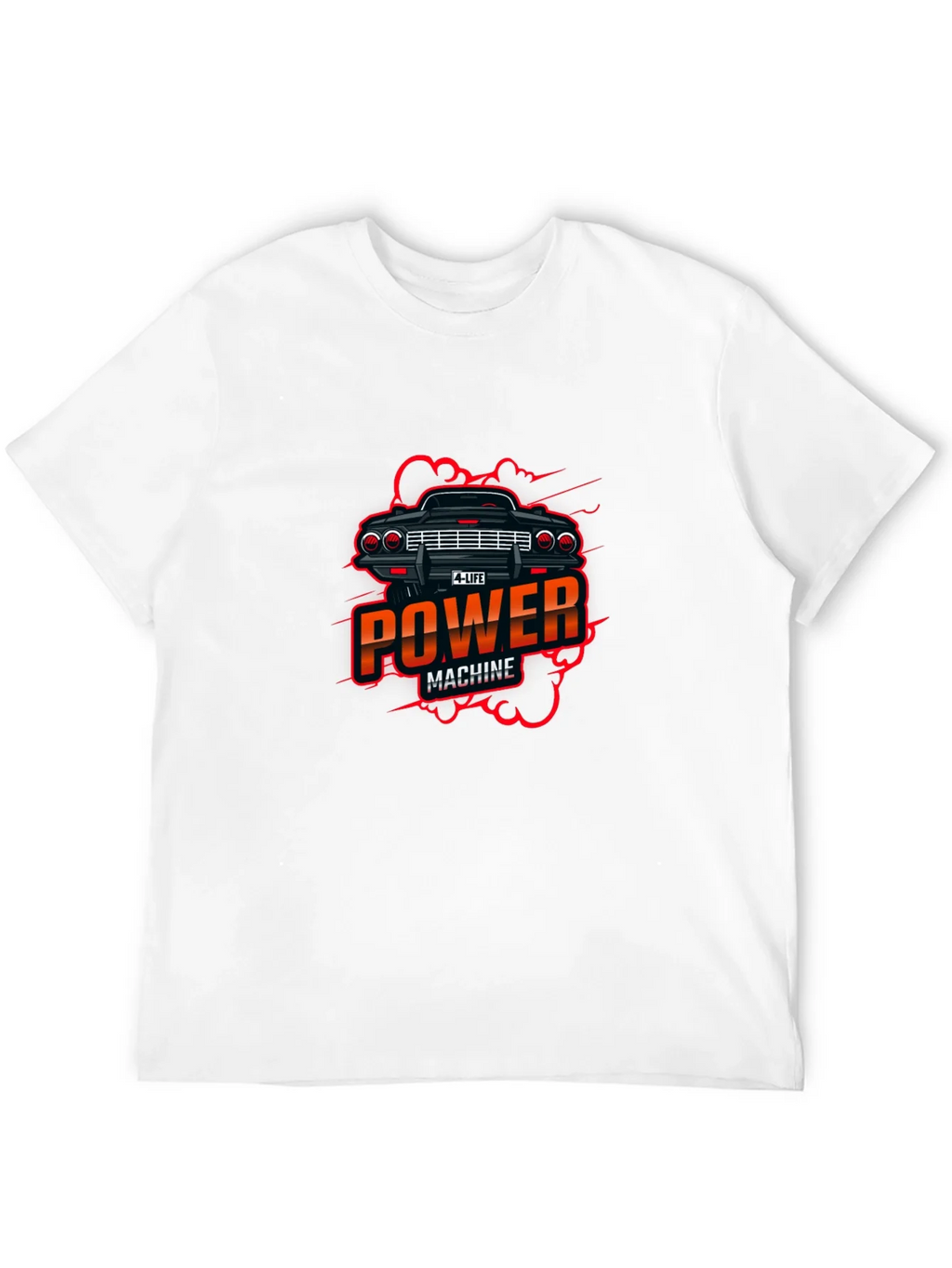Power Machine Graphic Black T-Shirt product image 11