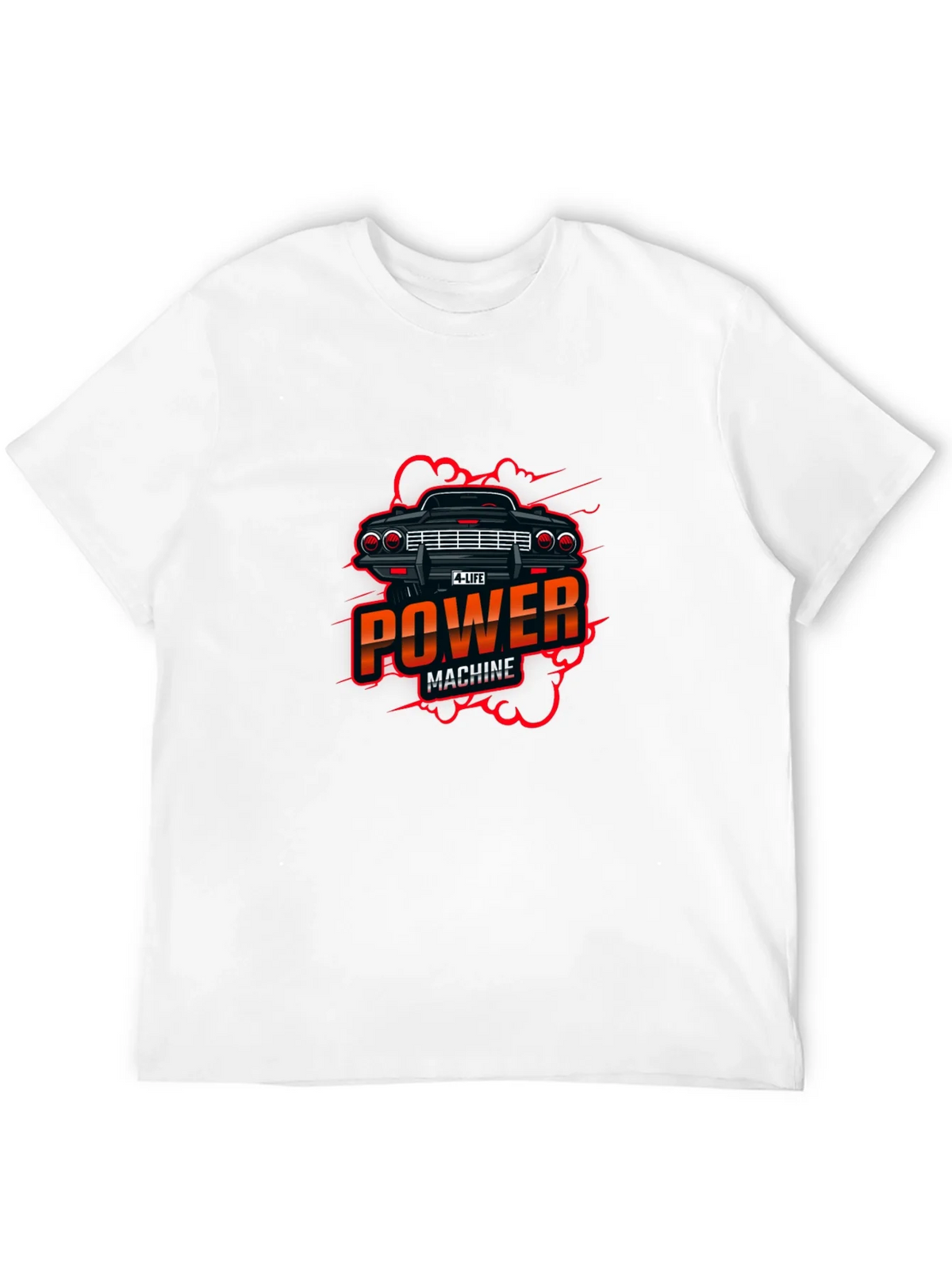 Power Machine Graphic Black T-Shirt product image 11