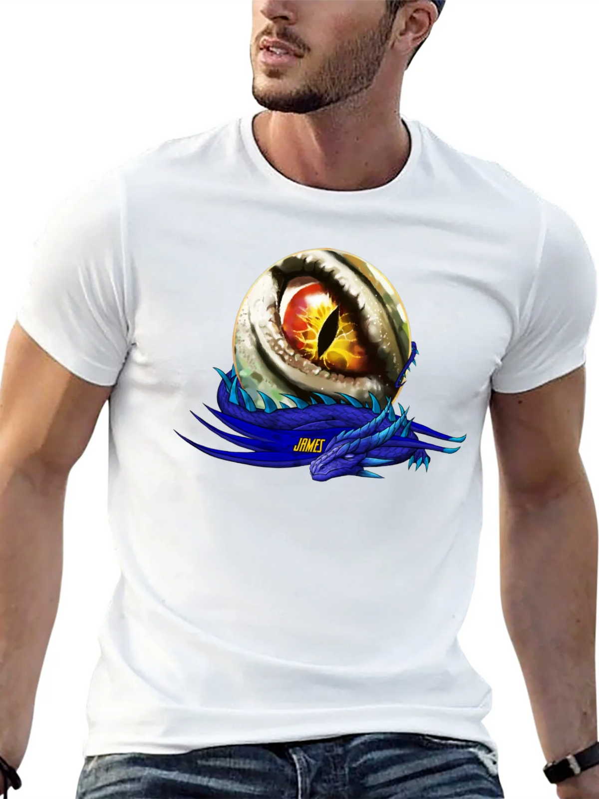 Dragon Eye Graphic T-Shirt - Personalized Name Option product image 12