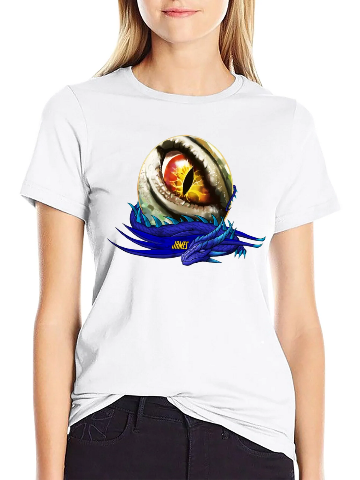 Dragon Eye Graphic T-Shirt - Personalized Name Option product image 8