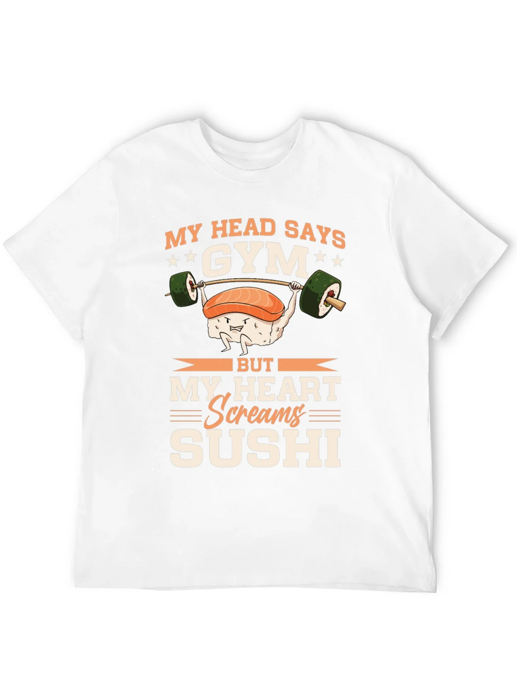 Gym & Sushi Graphic Tee - Workout Foodie Shirt product image 10