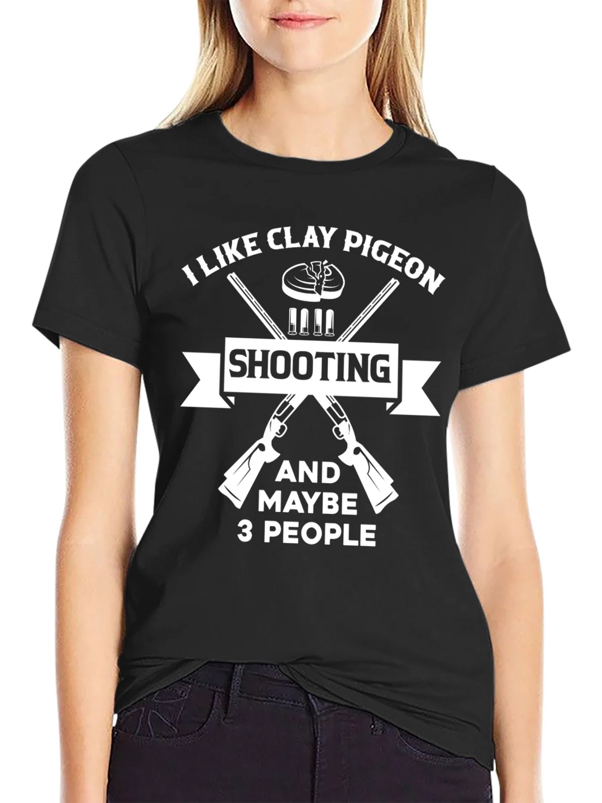 Clay Pigeon Shooting T-Shirt - Funny Sport Tee product image 1