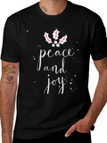 Peace & Joy Graphic Tee - Holiday Cheer product image 1