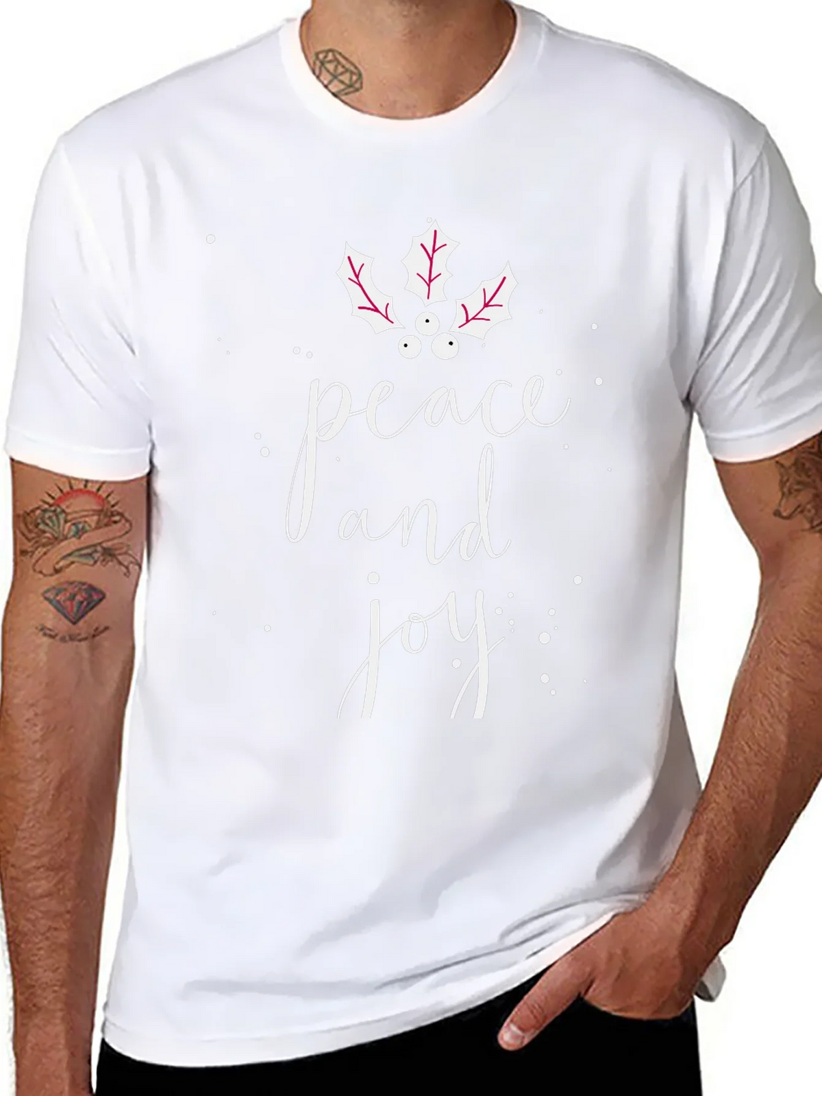 Peace & Joy Graphic Tee - Holiday Cheer product image 7