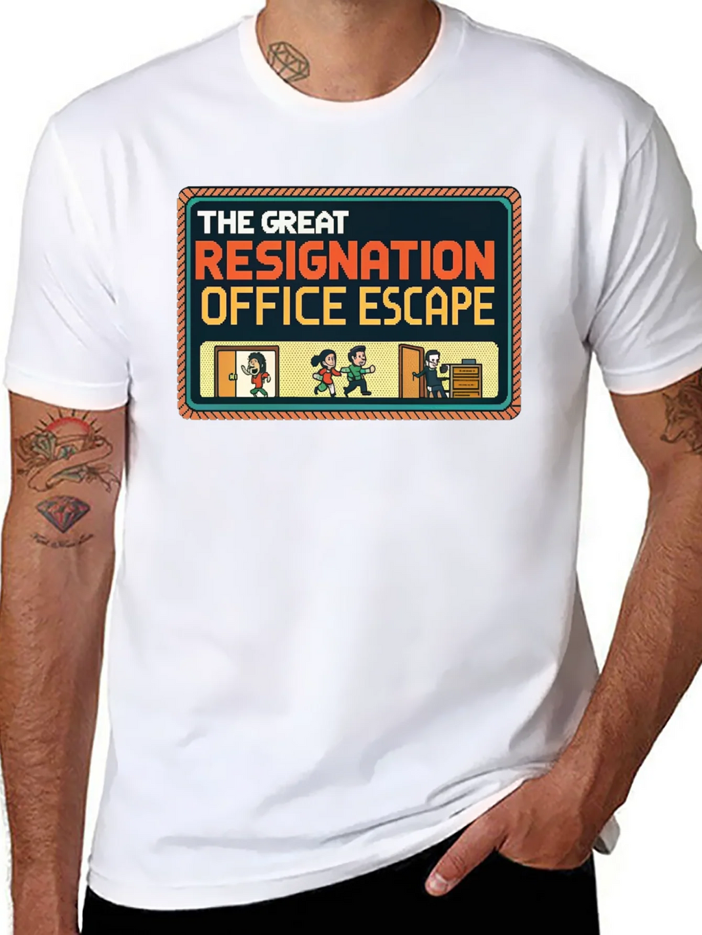 The Great Resignation Office Escape T-Shirt product image 7