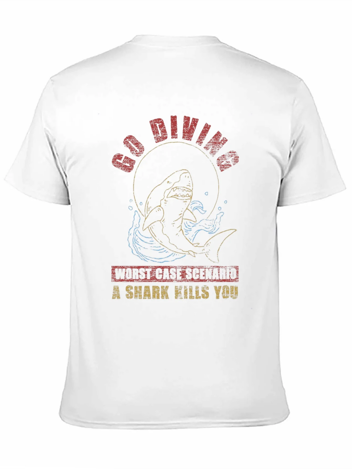 Go Diving Shark T-Shirt - Worst Case Scenario product image 10