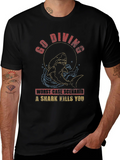 Go Diving Shark T-Shirt - Worst Case Scenario product image 1