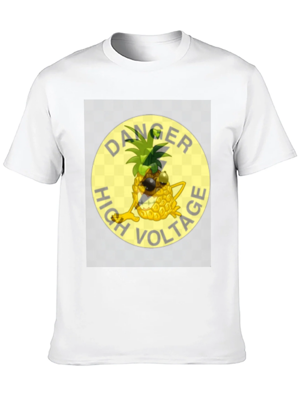 Danger High Voltage Pineapple Graphic T-Shirt product image 9