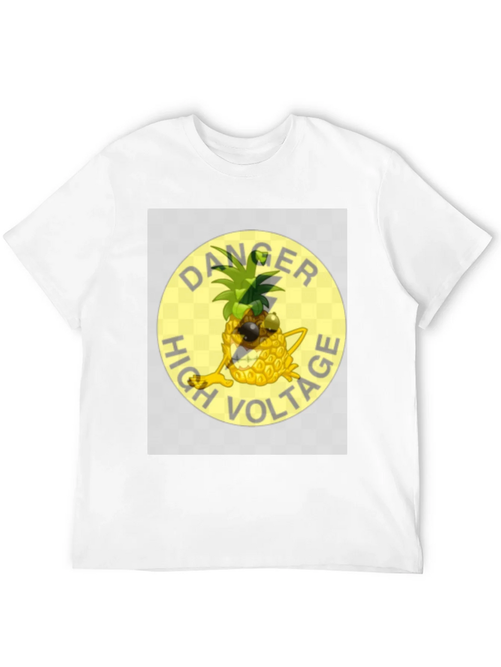 Danger High Voltage Pineapple Graphic T-Shirt product image 11