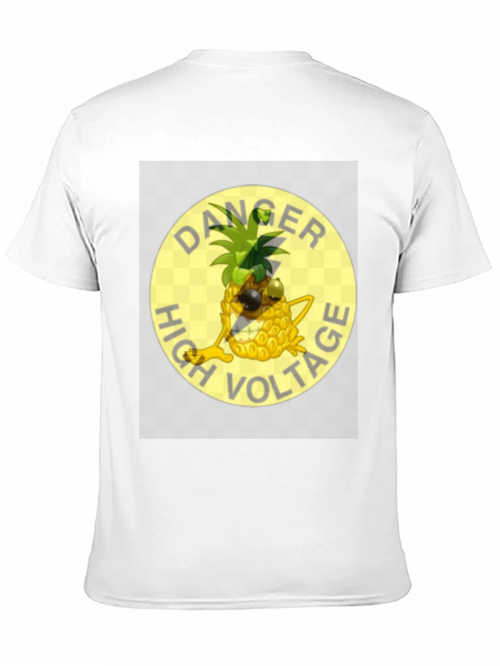 Danger High Voltage Pineapple Graphic T-Shirt product image 10
