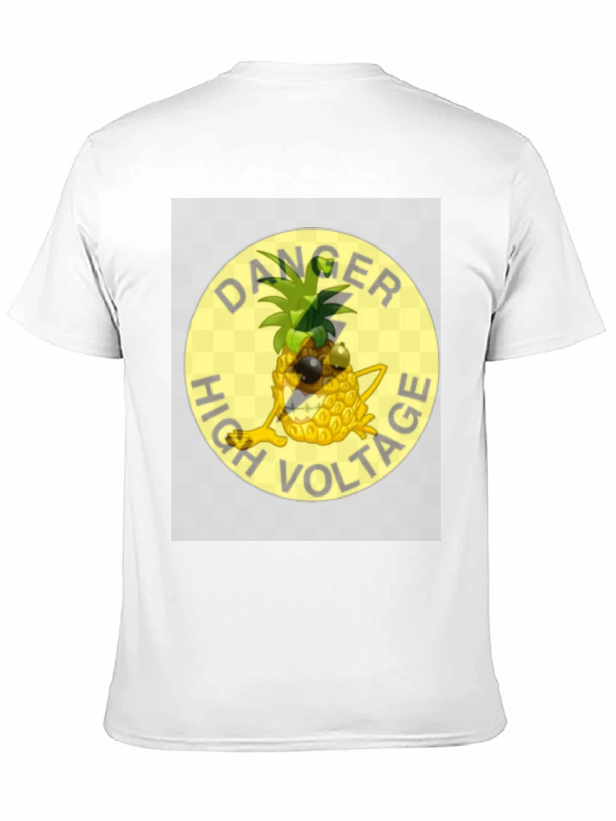 Danger High Voltage Pineapple Graphic T-Shirt product image 10
