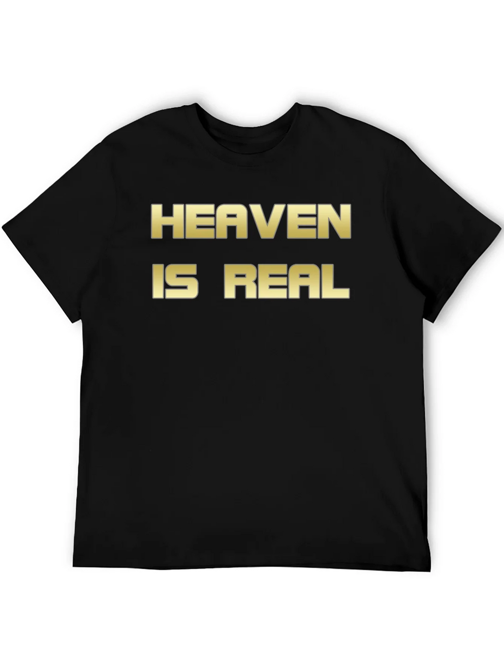 Heaven Is Real Graphic T-Shirt Black product image 5