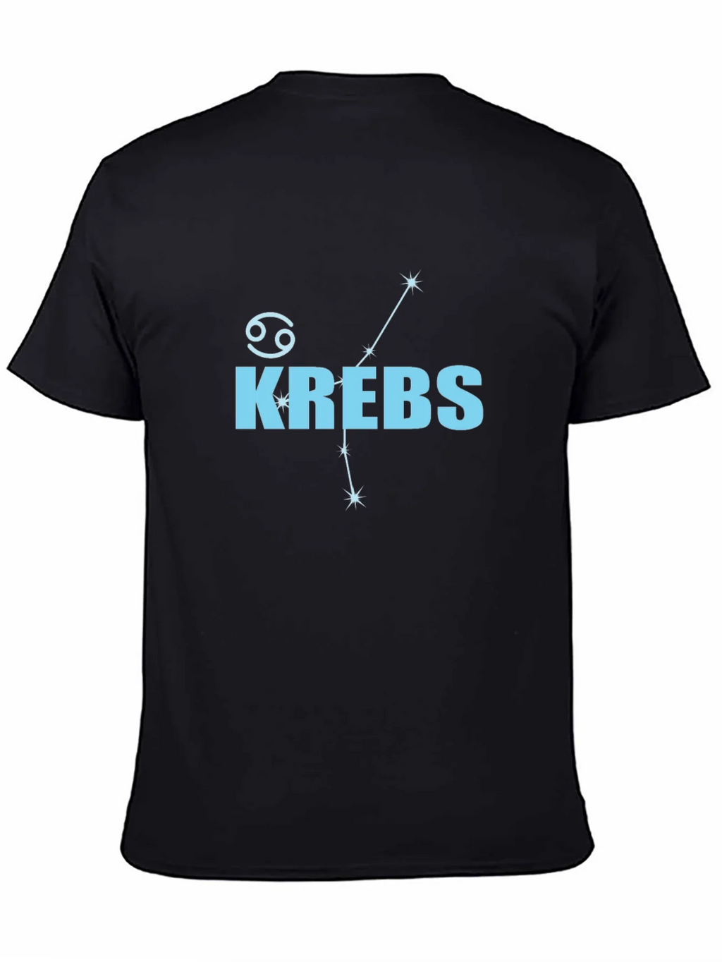 Krebs Cancer Zodiac Black T-Shirt product image 4