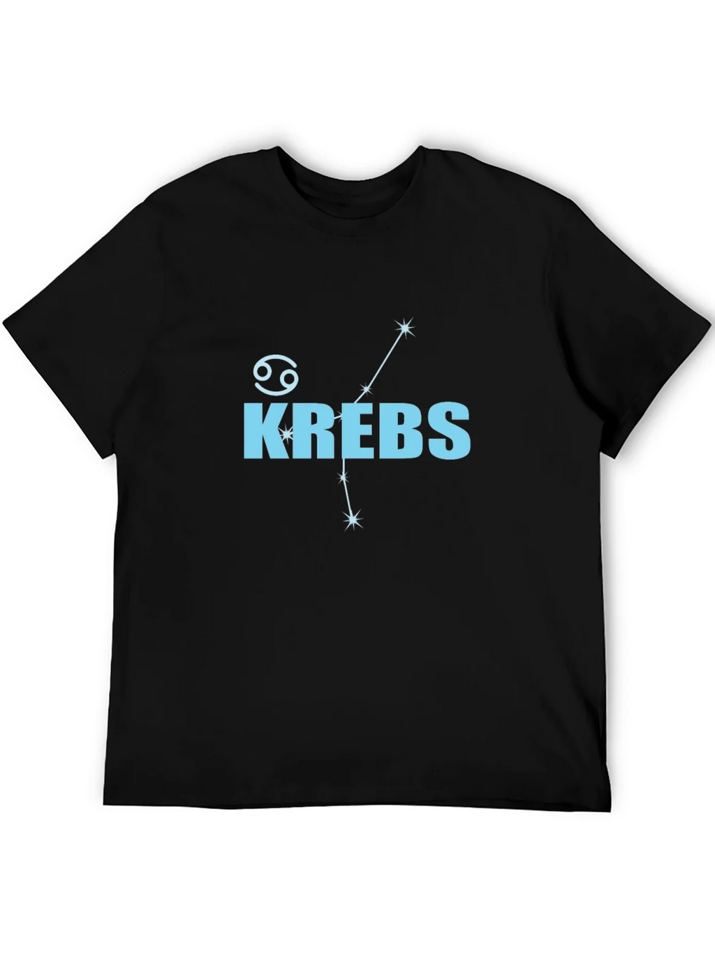 Krebs Cancer Zodiac Black T-Shirt product image 5