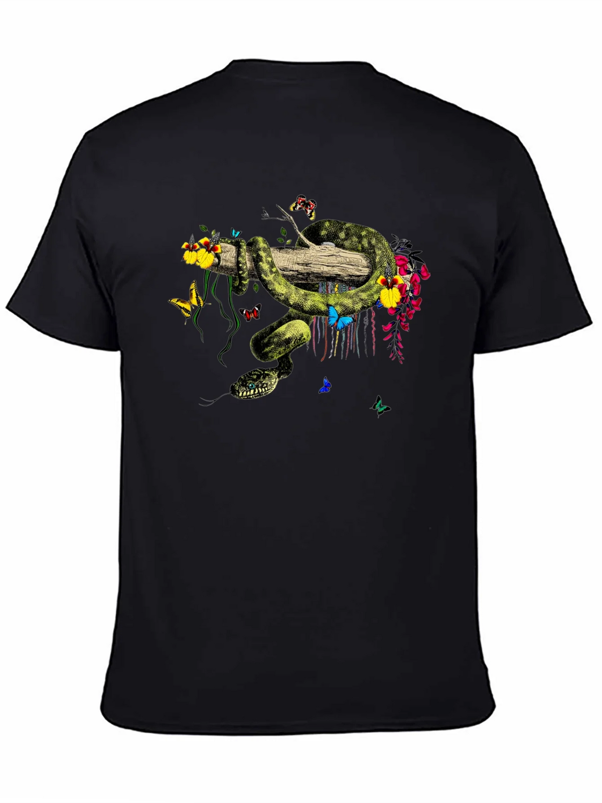 Botanical Snake Graphic T-Shirt product image 4