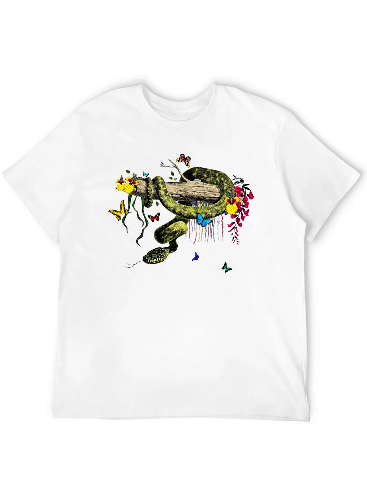 Botanical Snake Graphic T-Shirt product image 11