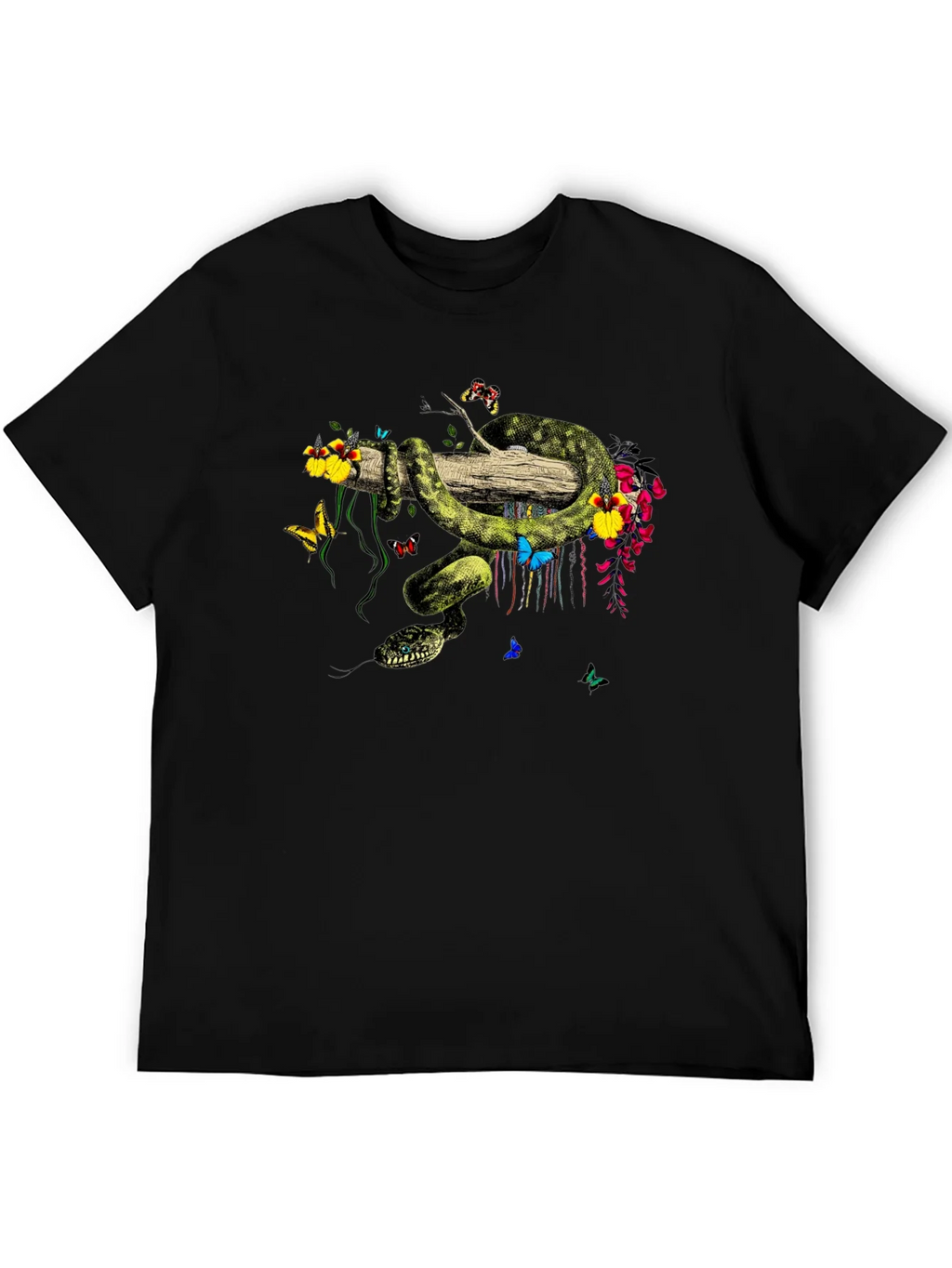 Botanical Snake Graphic T-Shirt product image 5