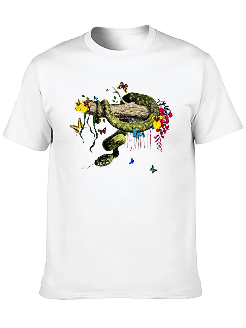 Botanical Snake Graphic T-Shirt product image 9