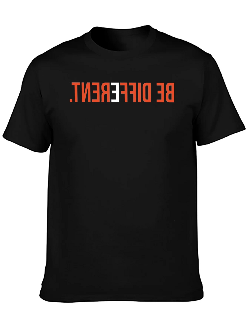 Be Different Graphic Tee - Black Cotton Casual Shirt product image 3