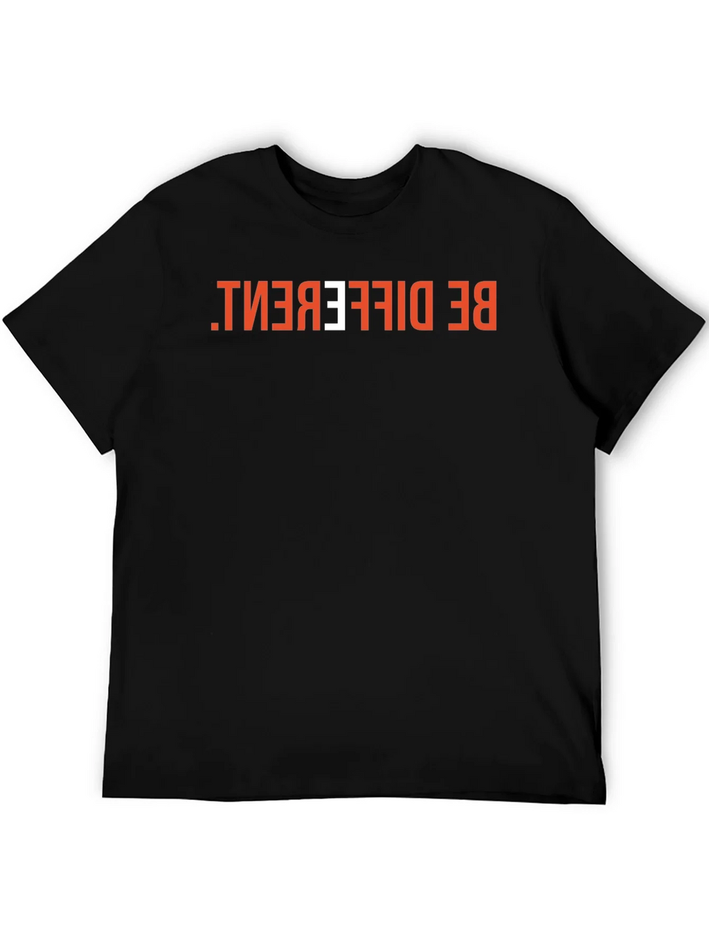 Be Different Graphic Tee - Black Cotton Casual Shirt product image 5