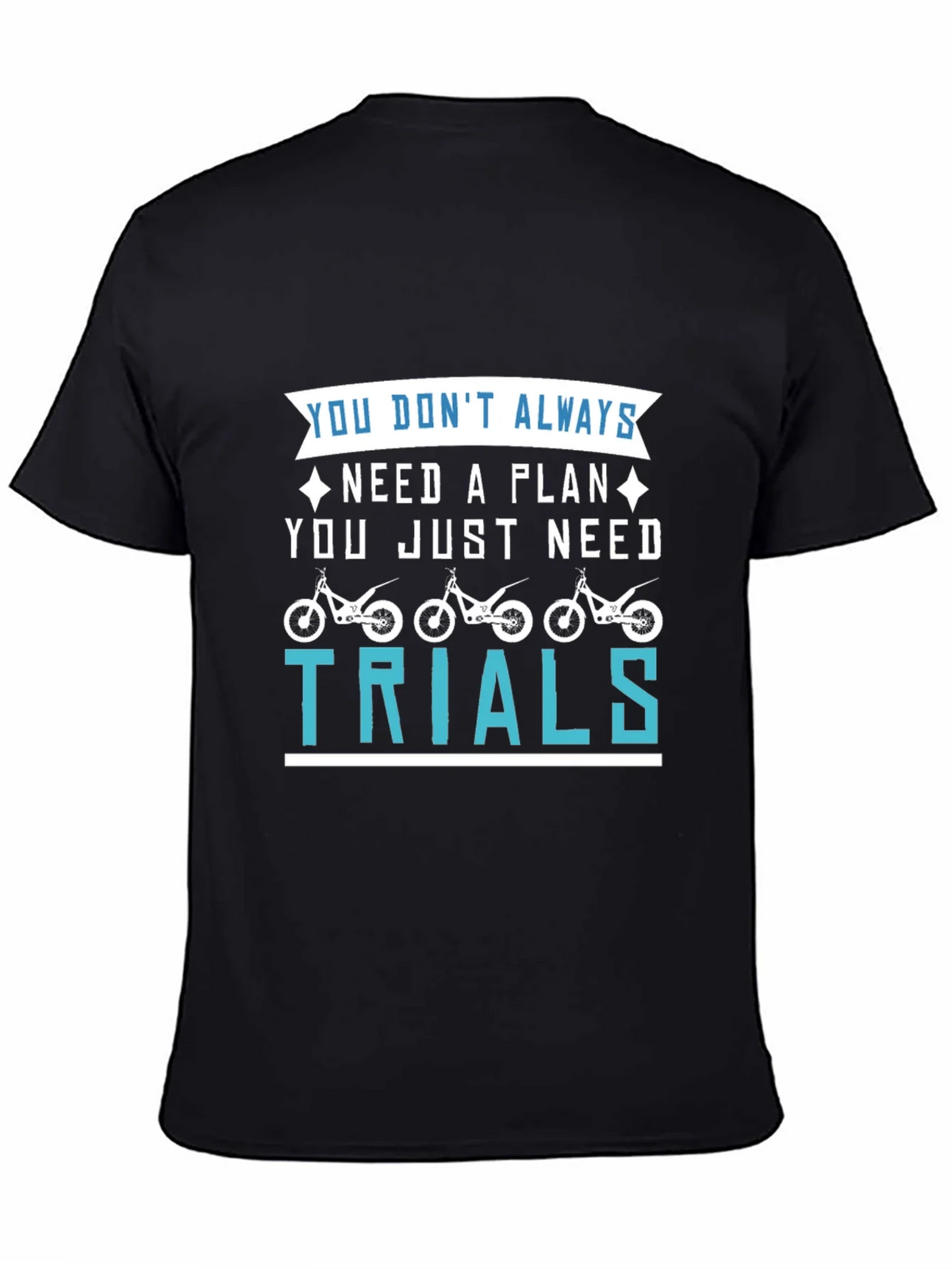 Trials Motorcycle Graphic T-Shirt - Black product image 4