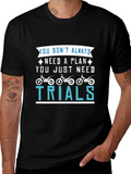 Trials Motorcycle Graphic T-Shirt - Black product image 1
