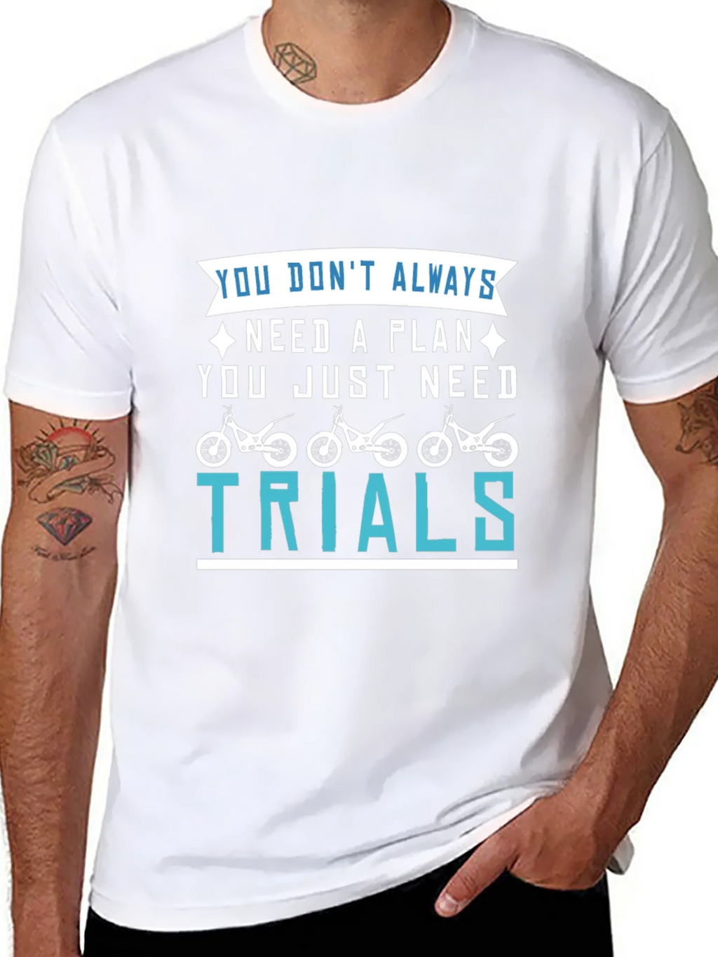 Trials Motorcycle Graphic T-Shirt - Black product image 7