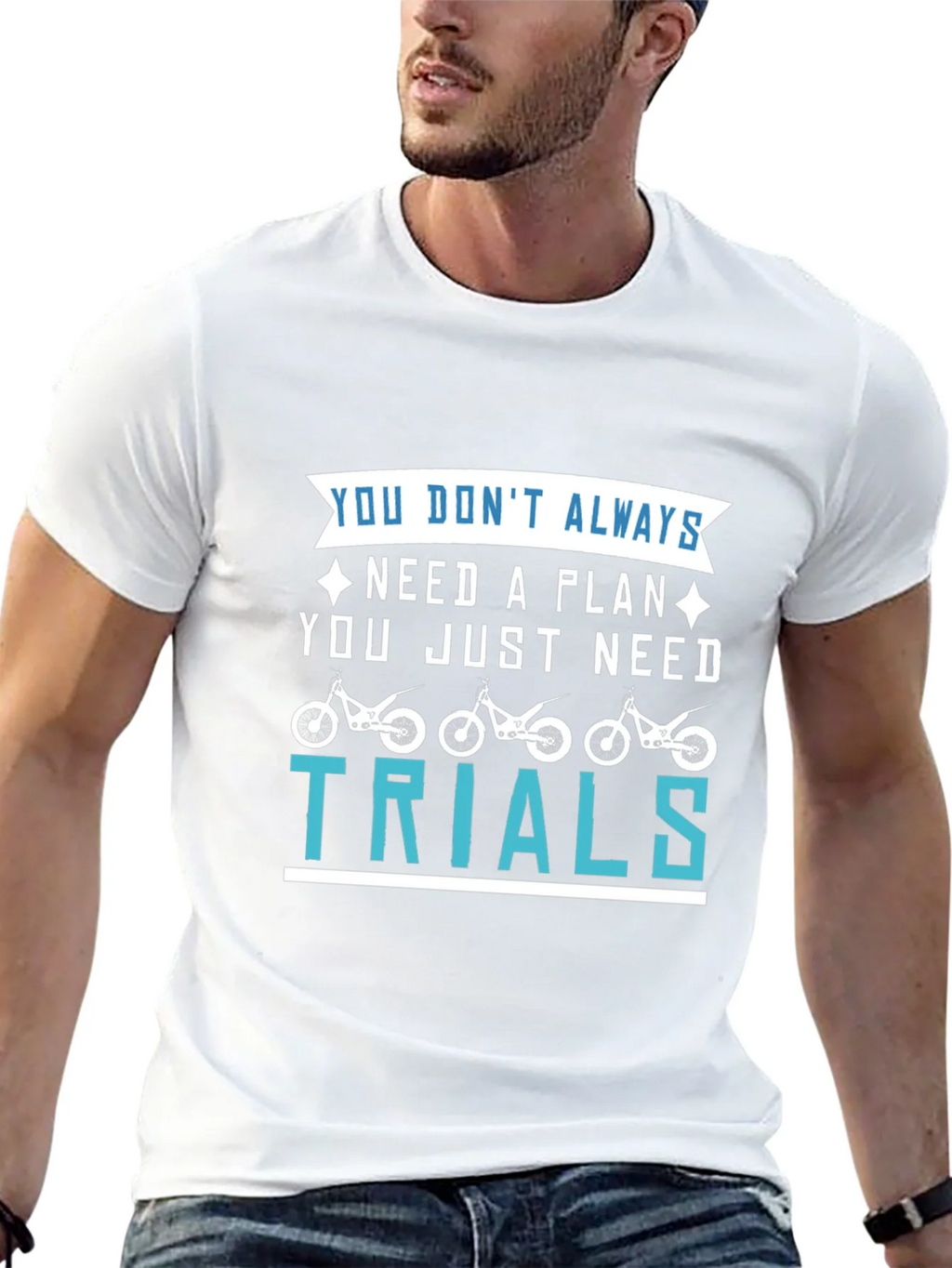 Trials Motorcycle Graphic T-Shirt - Black product image 12