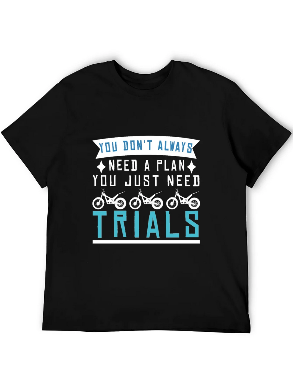 Trials Motorcycle Graphic T-Shirt - Black product image 5