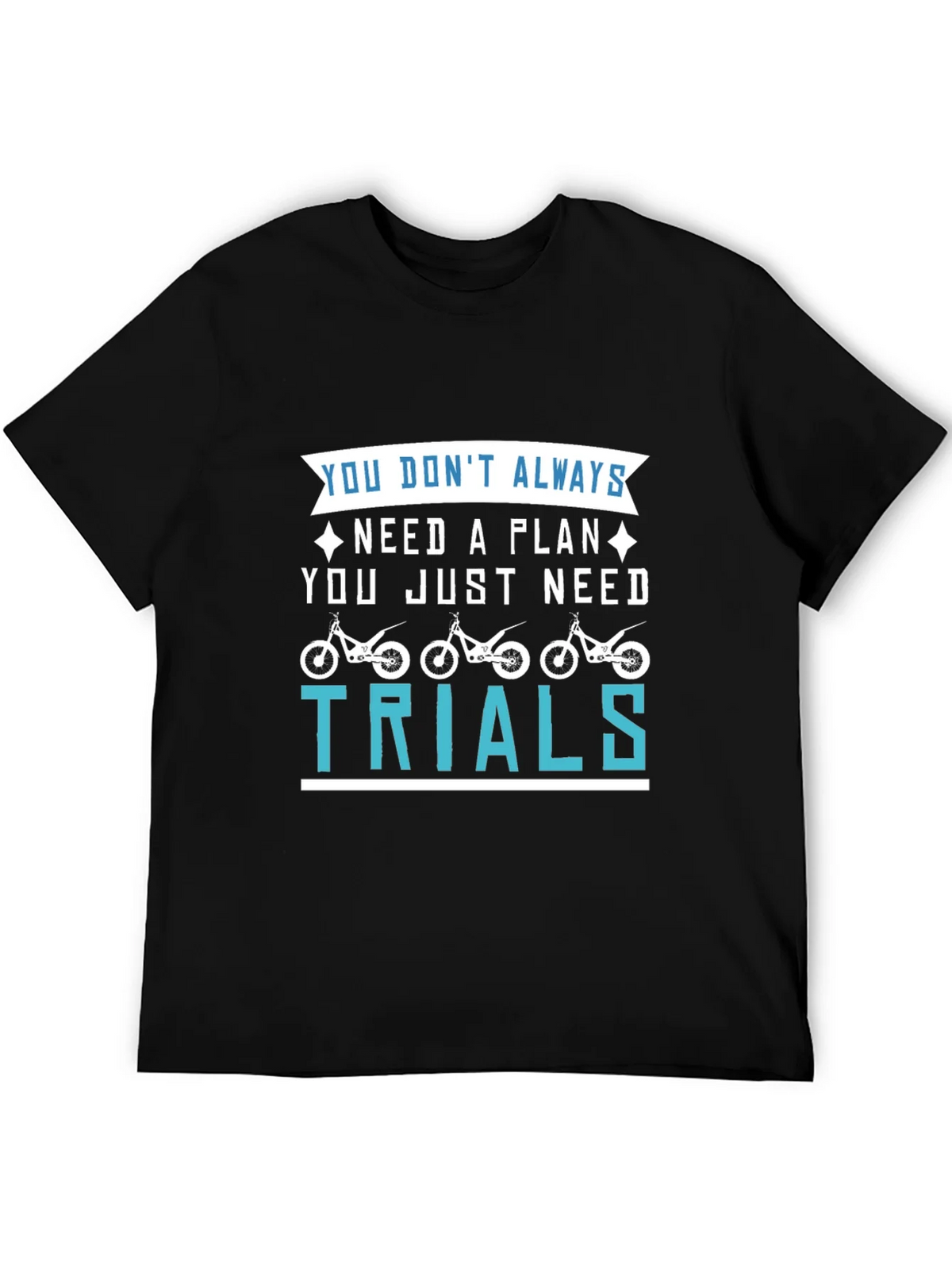 Trials Motorcycle Graphic T-Shirt - Black product image 5