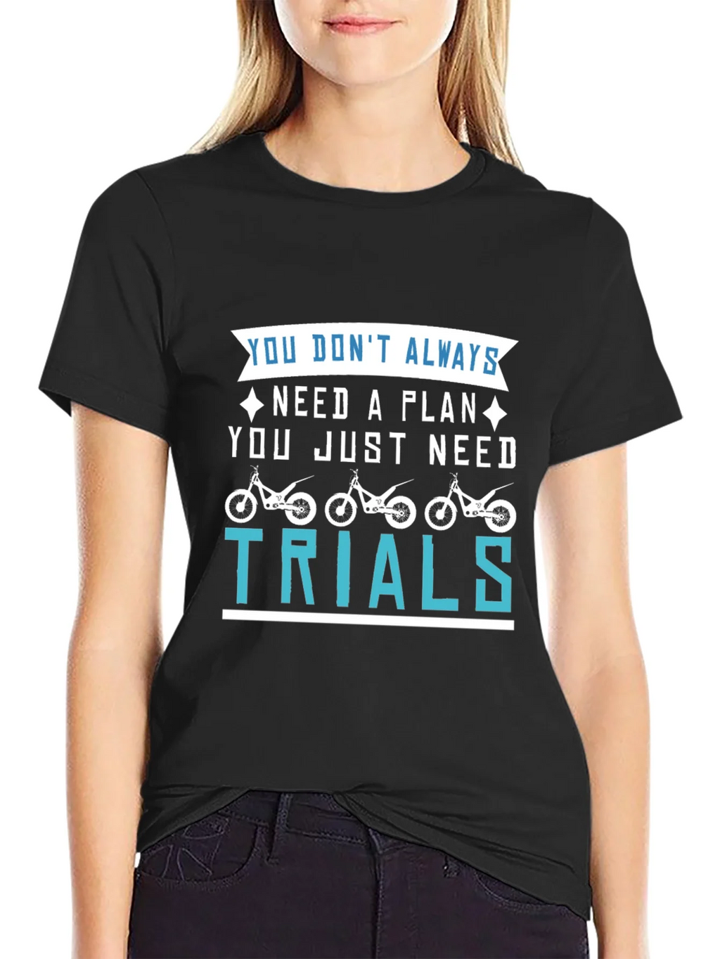 Trials Motorcycle Graphic T-Shirt - Black product image 2