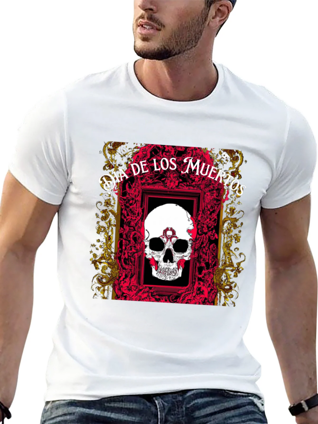 Dia de los Muertos Skull T-Shirt product image 12