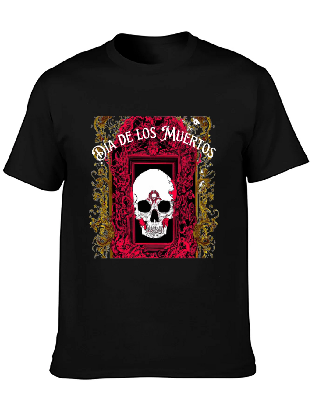 Dia de los Muertos Skull T-Shirt product image 3