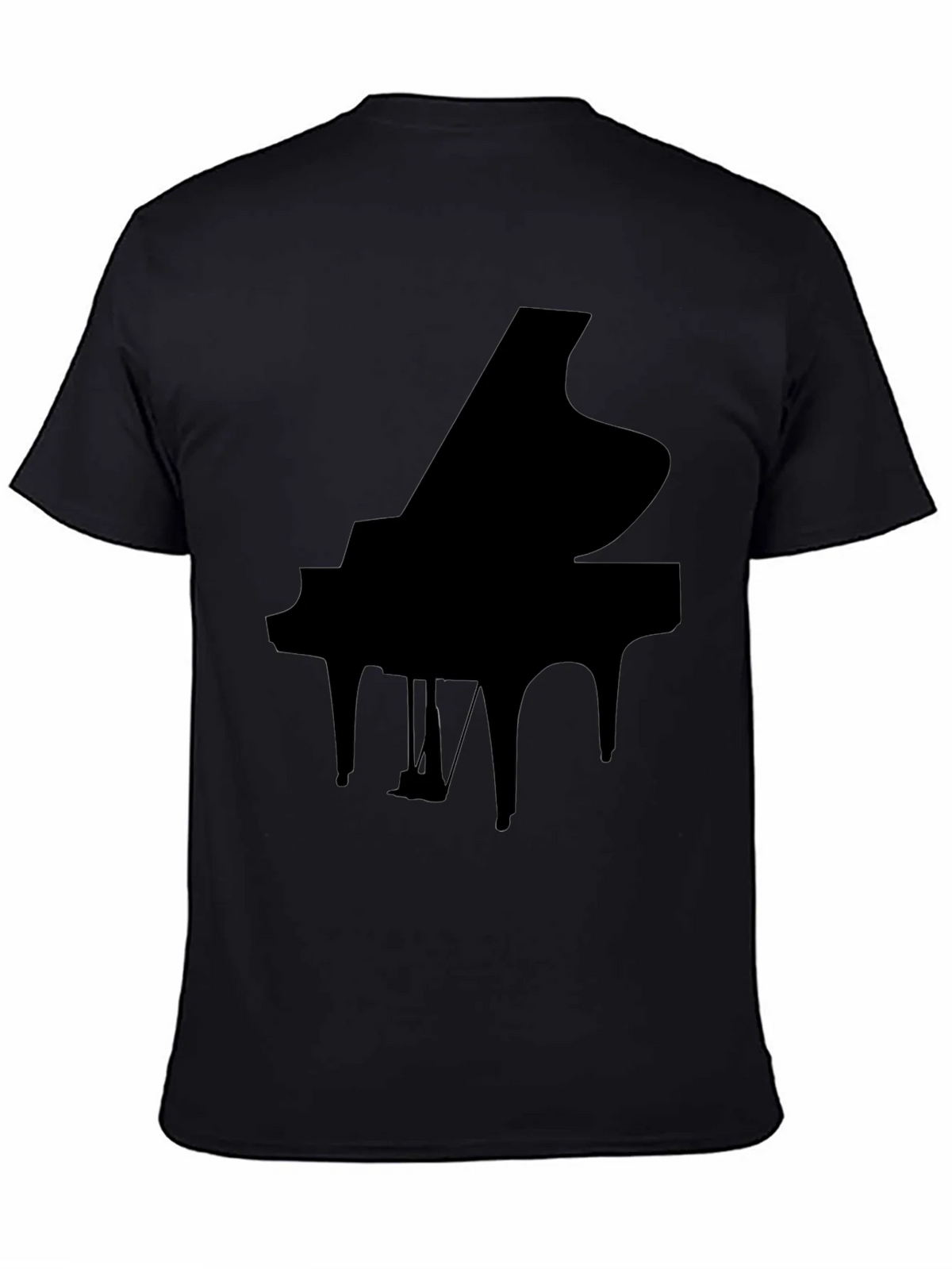 Grand Piano Graphic Tee - Black product image 4