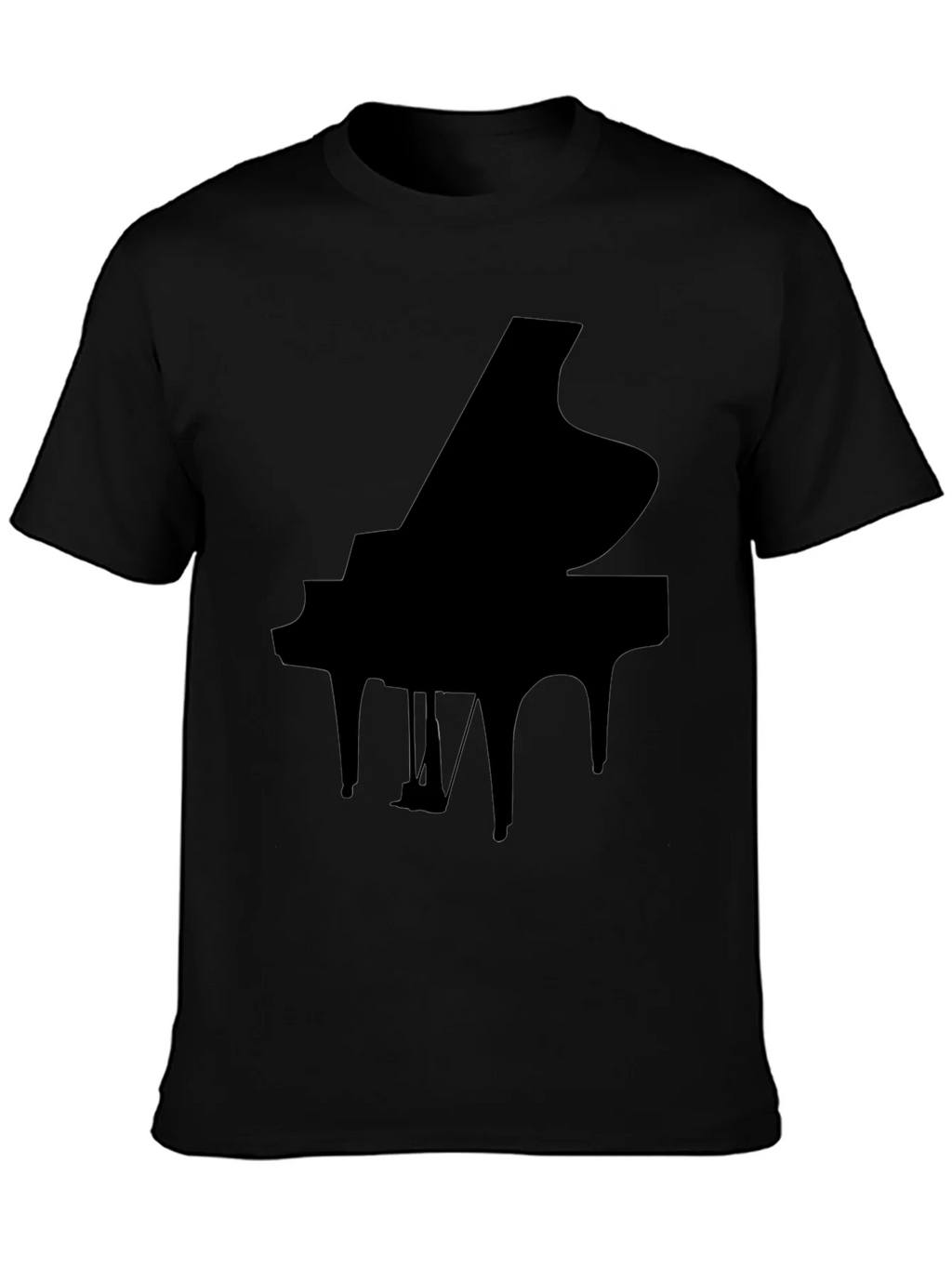 Grand Piano Graphic Tee - Black product image 3
