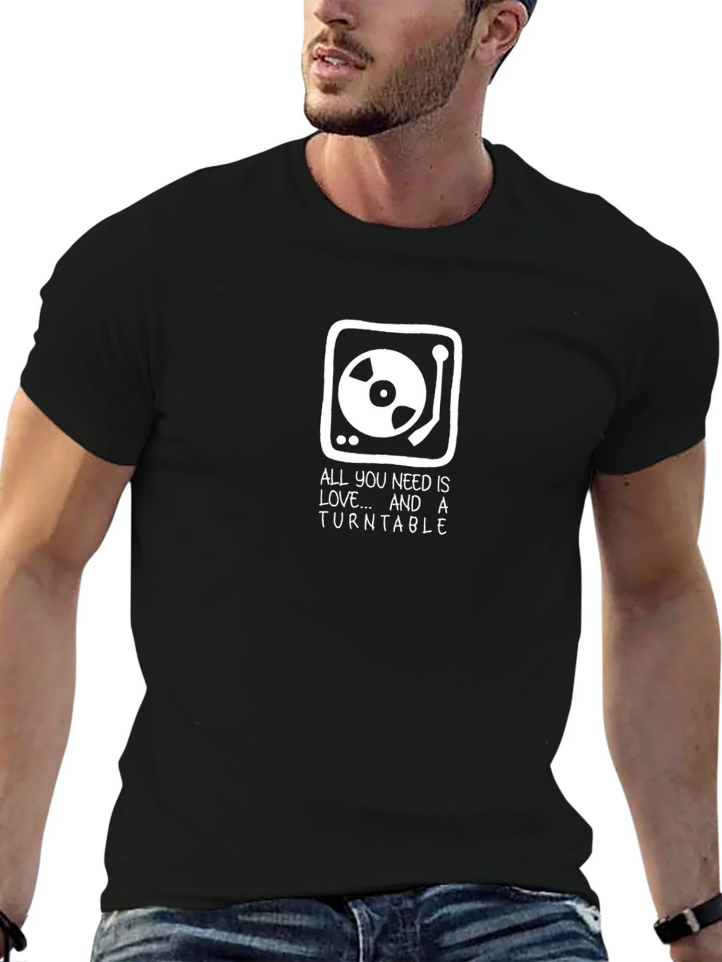 All You Need is Love and a Turntable T-Shirt product image 6