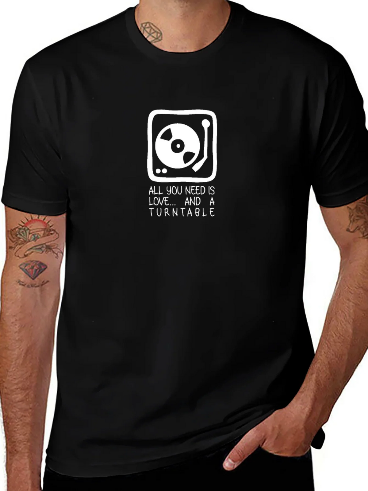 All You Need is Love and a Turntable T-Shirt product image 1