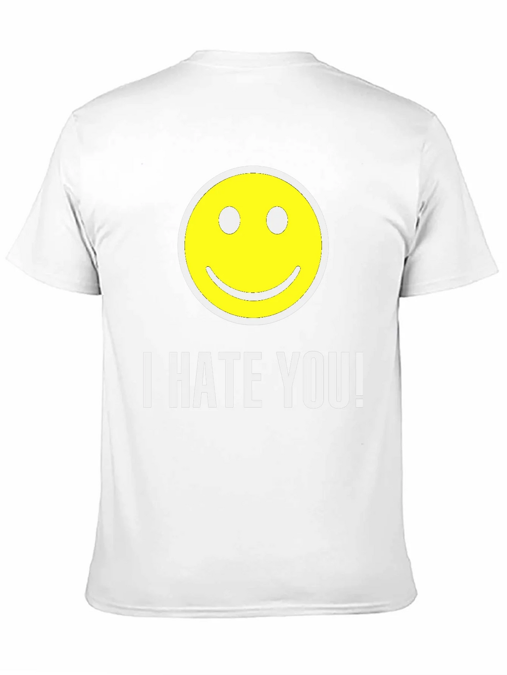 I HATE YOU! Smiley Face Graphic T-Shirt product image 10