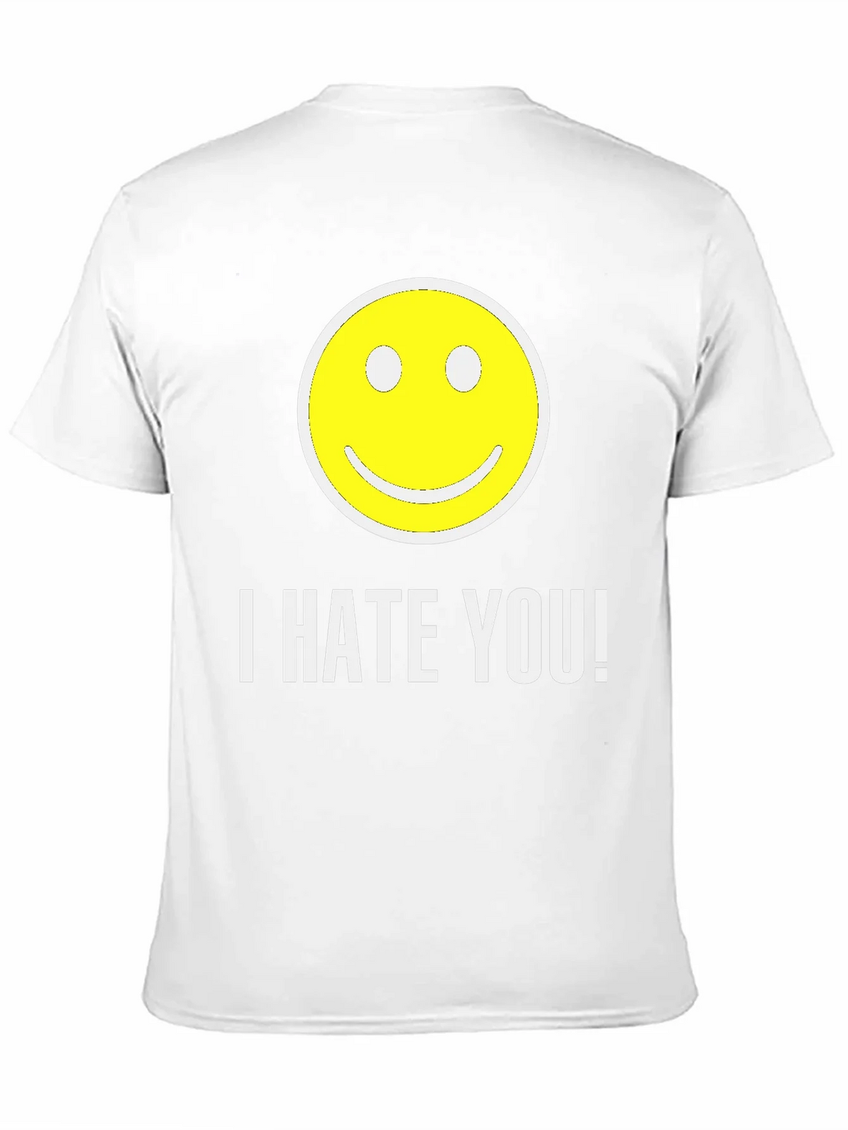 I HATE YOU! Smiley Face Graphic T-Shirt product image 10