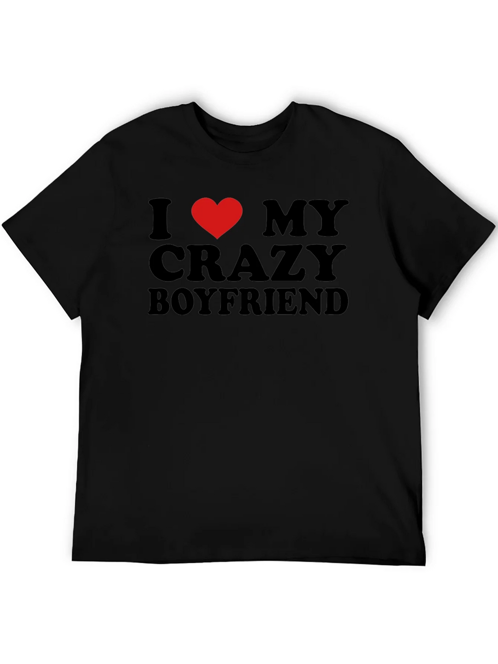 I Heart My Crazy Boyfriend - Novelty T-Shirt product image 4