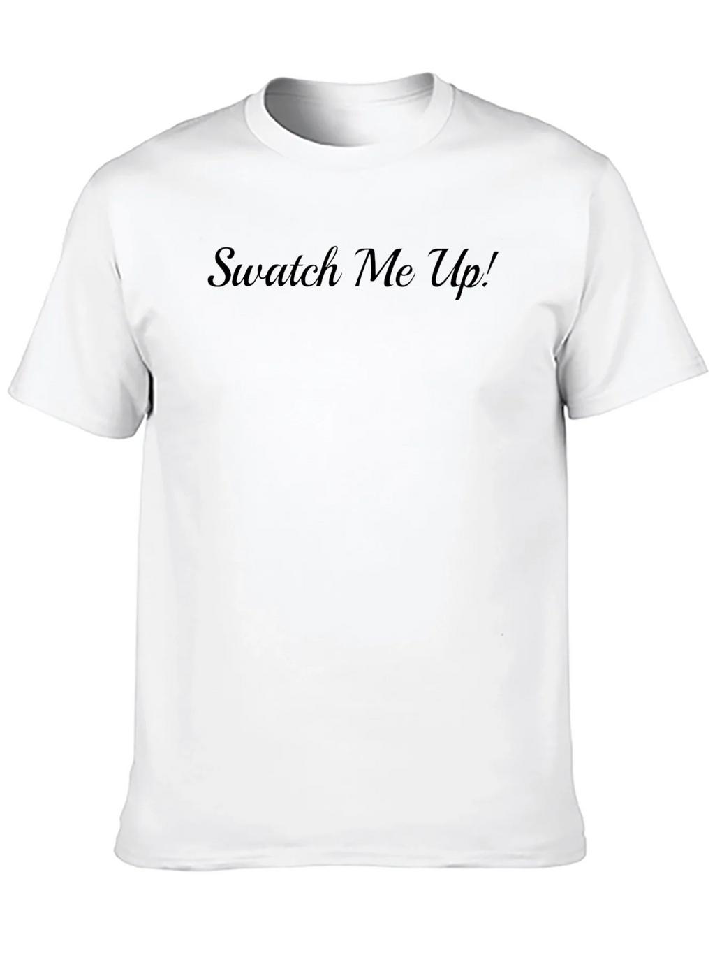 Swatch Me Up! Black Casual Crew Neck T-Shirt product image 9