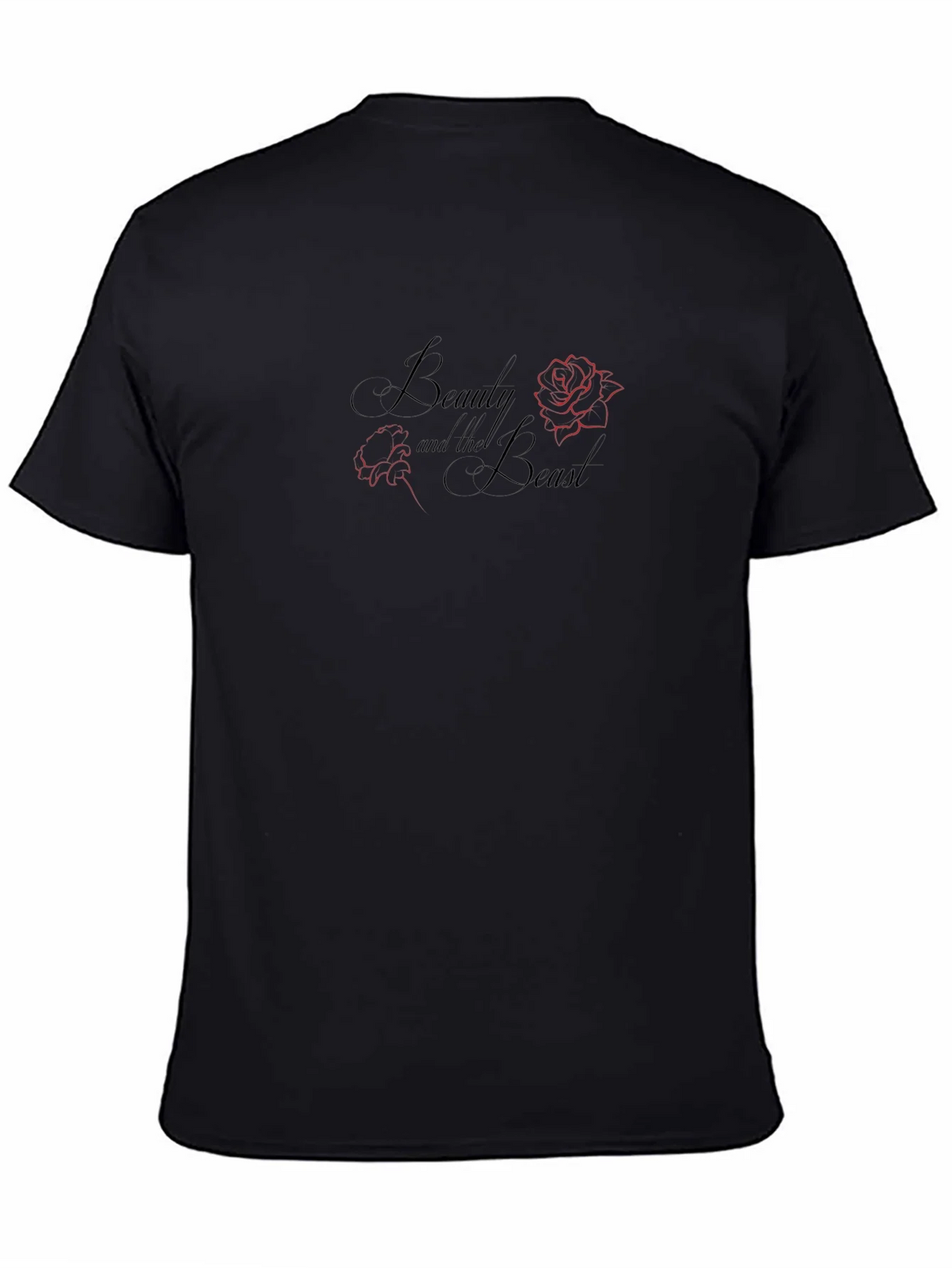 Beauty and the Beast Graphic T-Shirt - Black product image 4