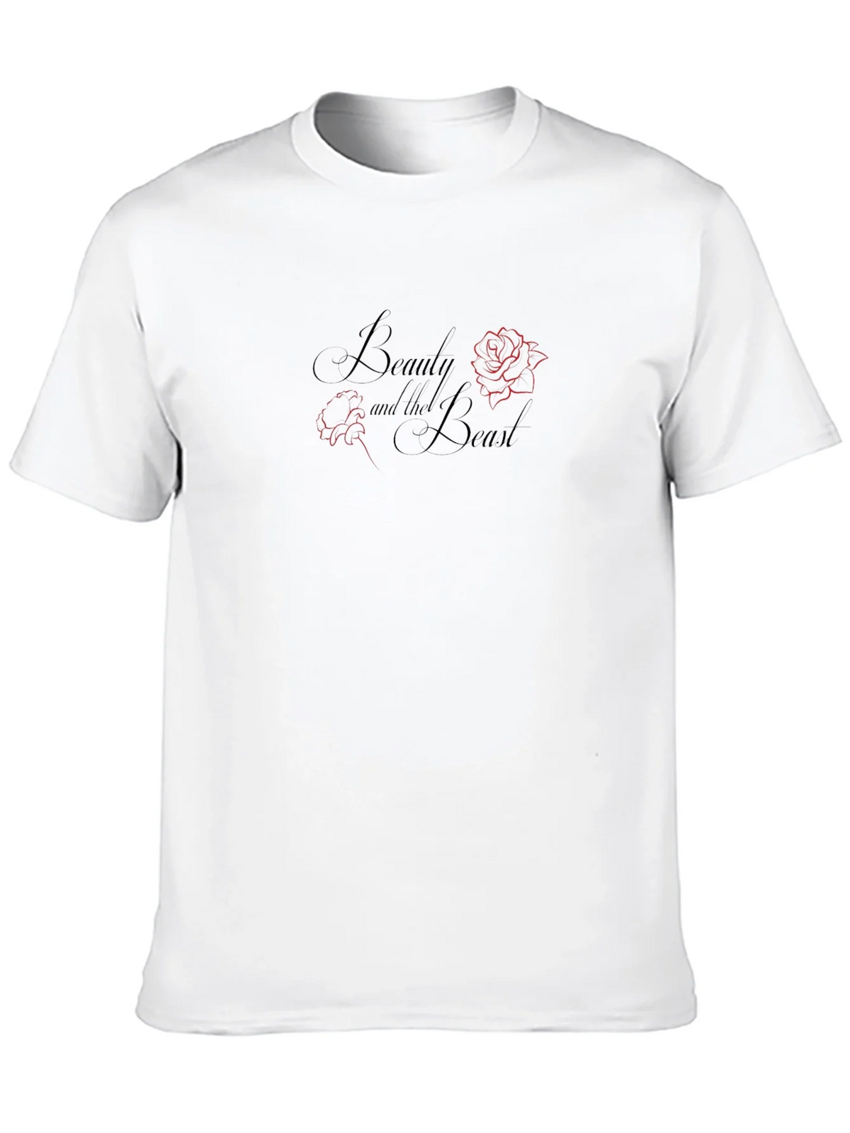 Beauty and the Beast Graphic T-Shirt - Black product image 9