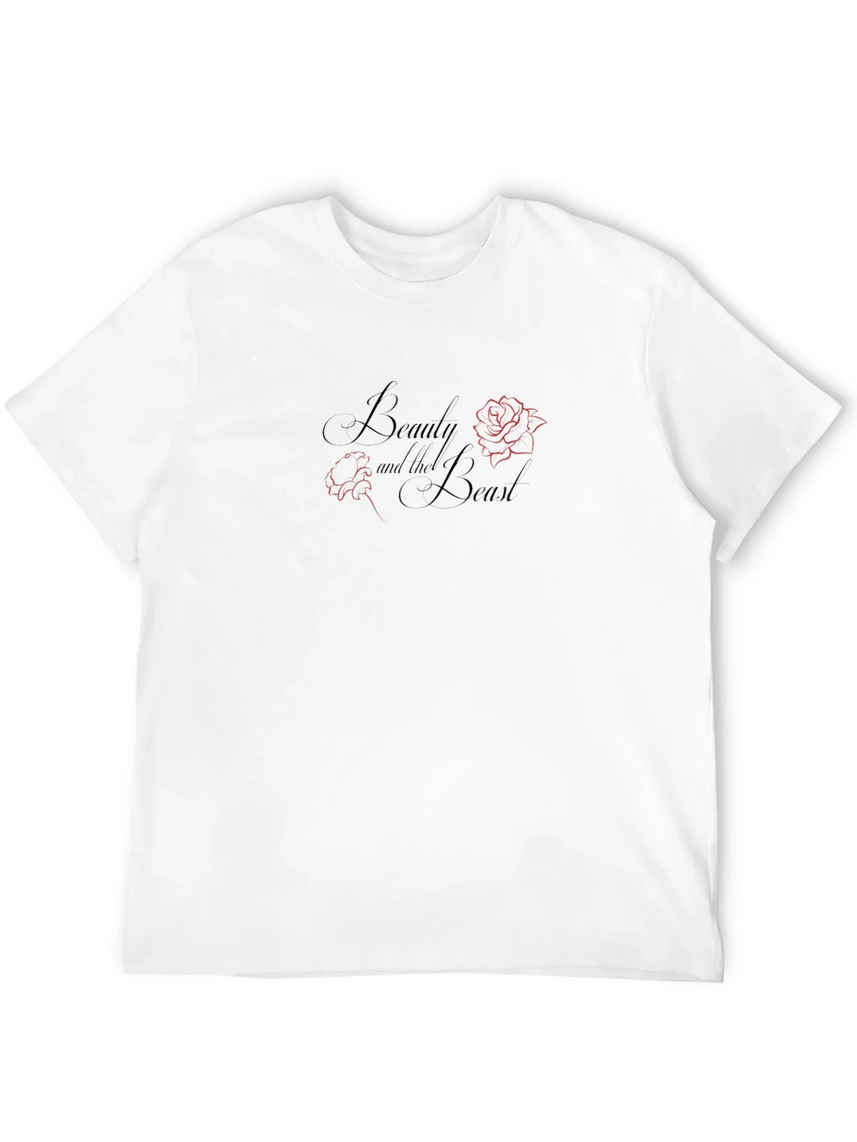 Beauty and the Beast Graphic T-Shirt - Black product image 10