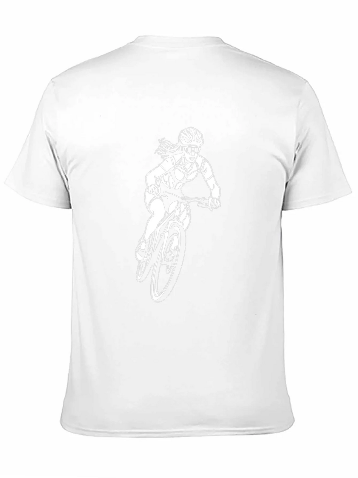 Womens Mountain Bike T-Shirt - Black Cotton Tee product image 8