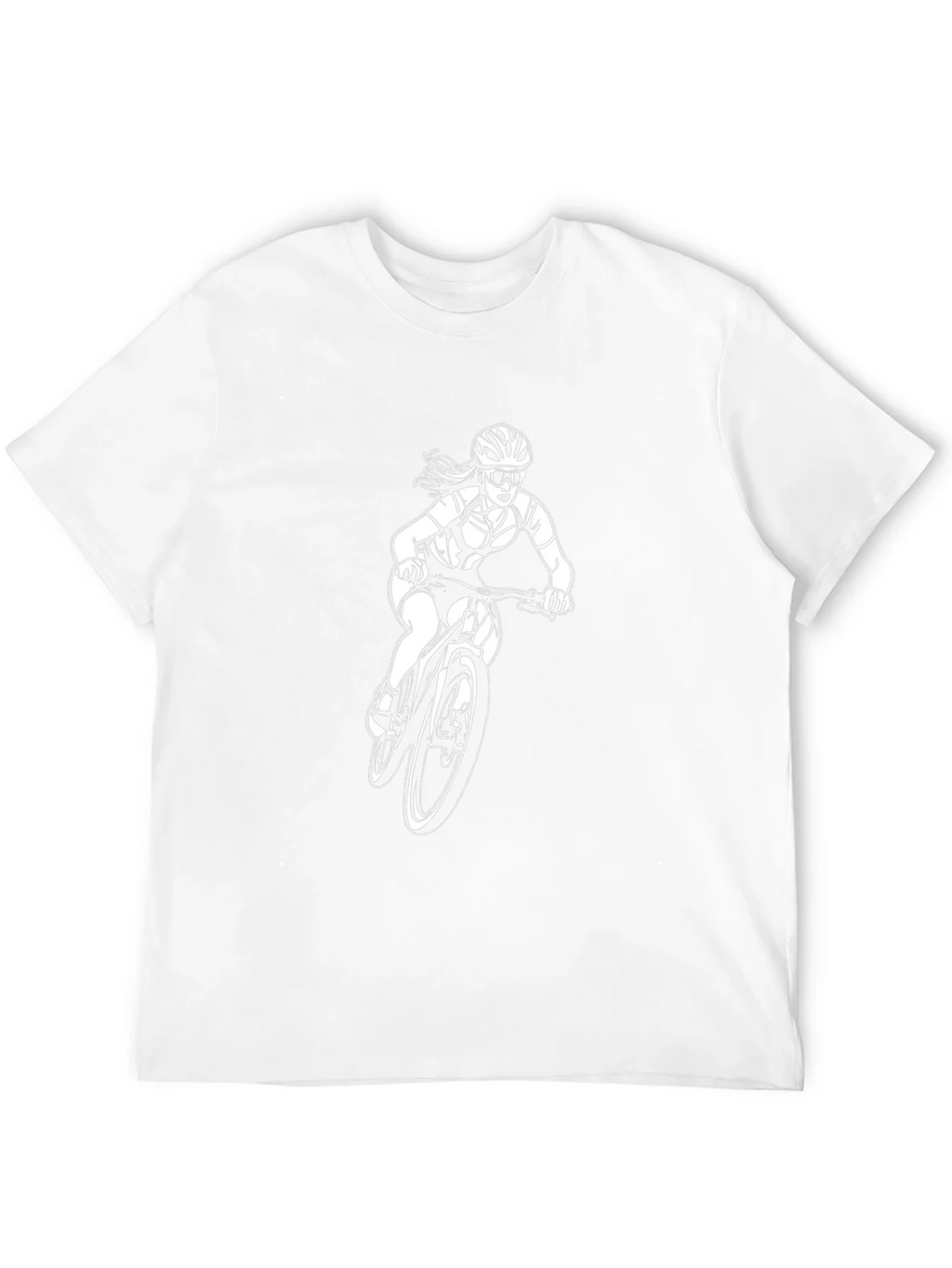 Womens Mountain Bike T-Shirt - Black Cotton Tee product image 9