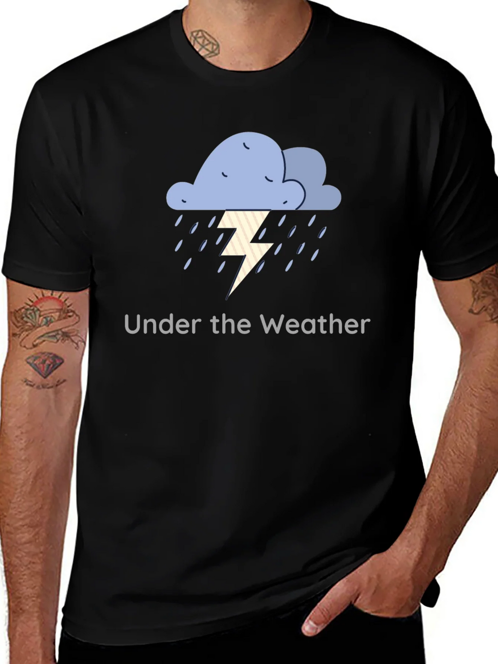 Under the Weather Graphic Tee - Black product image 1