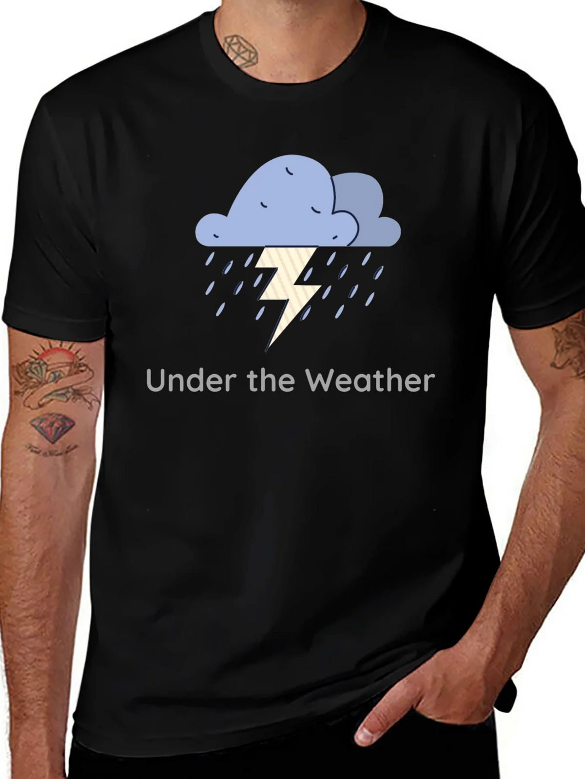Under the Weather Graphic Tee - Black product image 1